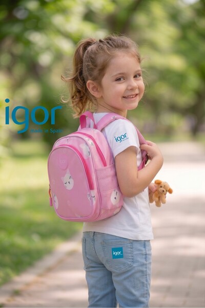 IGOR Bp10001 Geantă unisex Creche roz-alb