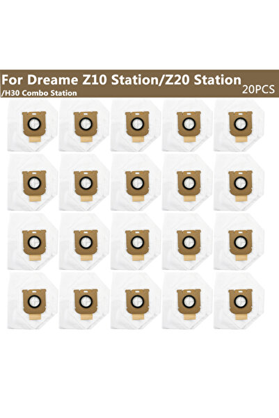 choice2 20pcs For Dreame Z10 Station / Z20 Station / H30 Combo Station Robot ...
