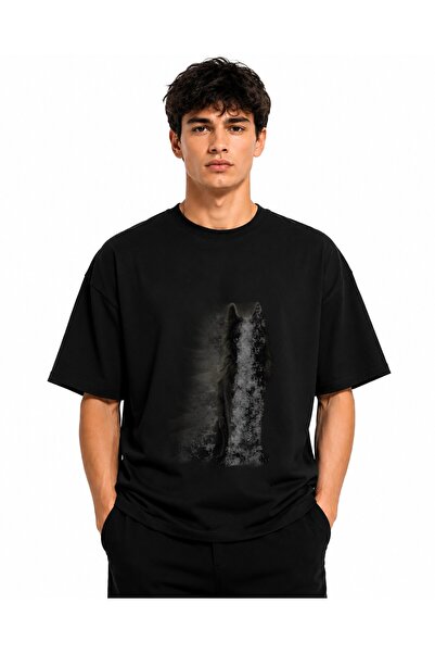 Inscriptie Tricou Unisex Bumbac Premium Casual " Wolf anime "