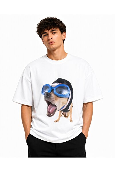 Inscriptie Tricou Unisex Bumbac Premium Casual " Funny animal "