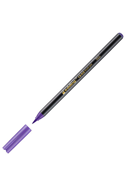 Edding 1340 Brushpen Fırça Uçlu Kalem Mor Renk