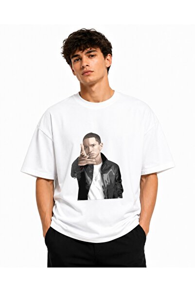 Inscriptie Unisex Βαμβακερό T-Shirt Υψηλής Ποιότητας  "Eminem - και Rick Ross "