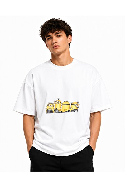 Inscriptie Tricou Unisex Bumbac Premium Casual " Minion foto "
