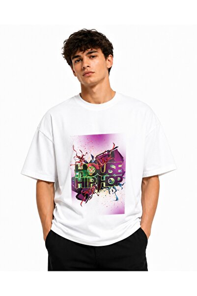 Inscriptie Unisex Premium Cotton Casual T-Shirt "House hip hop"