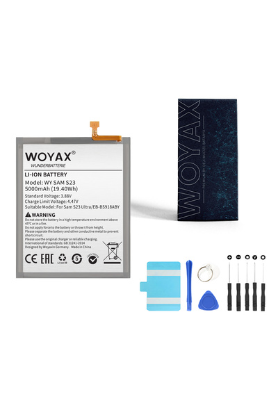 woyax By Deji Samsung Galaxy S23 Ultra Cep Telefonu Uyumlu Premium Batarya / ...
