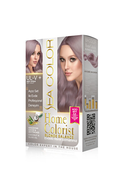Sea Color Home Colorist Set Saç Boyası UL-V+ Soft Viyole