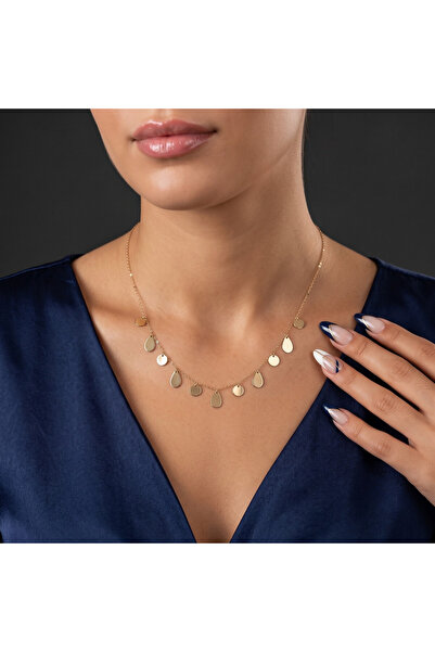 Jewellery Turk 14 Ayar Pullu Kolye