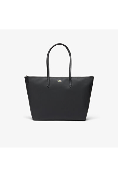 Lacoste Large L.12.12 Kadın Siyah Omuz Çantası