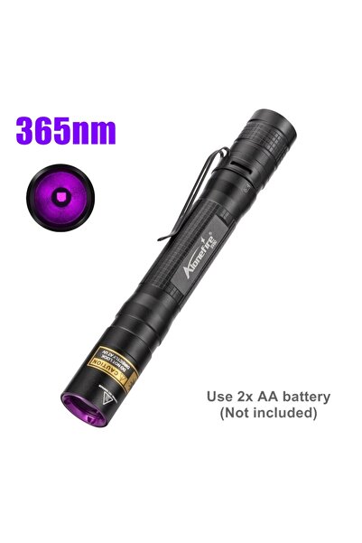 Choice SV80 365 365/395nm UV Flashlight Ultraviolet Invisible Ink Marker Blac...