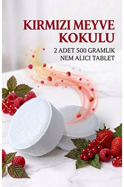 Saban 2x500 Gram - Kırmızı Meyve Kokulu, Nem Alıcı Rutubet Ve Küf Önleyici Ye...