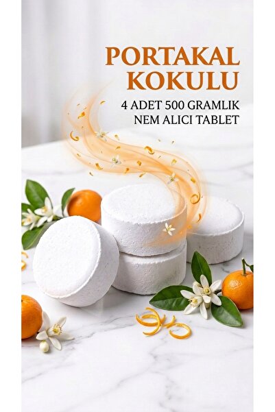 Saban 2 Adet 2x500 gr Nem Alıcı Rutubet Ve Küf Önleyici Yedek Tablet Portakal