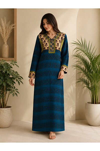 ASIAN Maryam Jalabiya: An elegant jalabiya with a traditional design and a co...