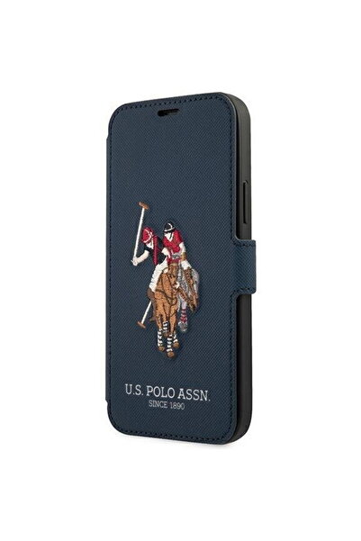 U.S. Polo Assn. US Polo USFLBKP12MPUGFLNV iPhone 12/12 Pro 6,1 " bleumarin/bl...
