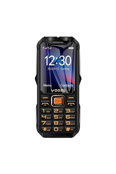 Choice1 Standard Black Q8 GSM 2G Rugged Mobile Phone Big Battery Double Flash...