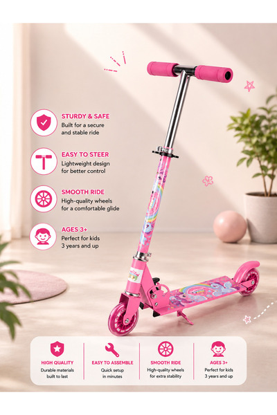 Taimi Rhino Scooter 2 Wheel Pink