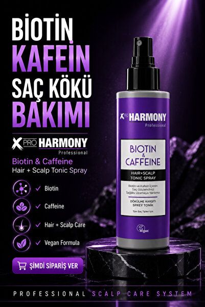 X Pro Harmony XPRO Harmony Biotin Kafein Saç Spreyi - Dökülme Karşıtı Tonik -...