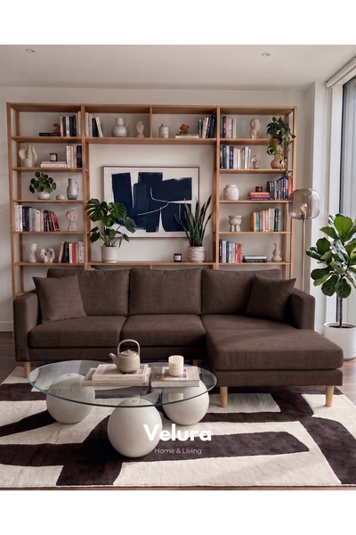 Velura Home & Living Armin Akıllı Köşe Koltuk Takımı & Modern Modüler Yataklı...