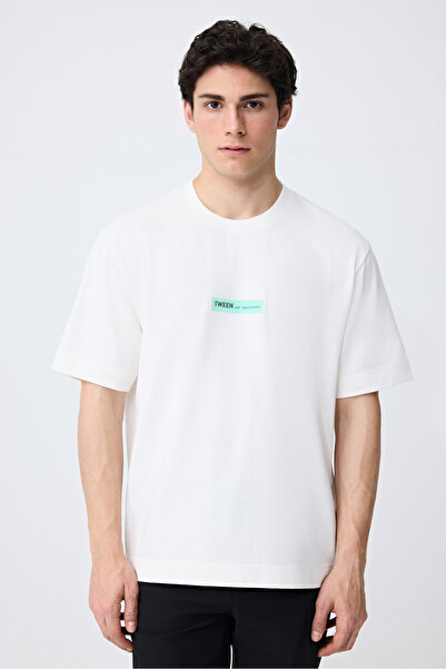 Tween Relaxed Fit Ekru T-Shirt