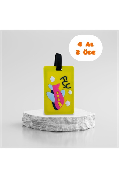 Atelier Licia Suitcase Label Colorful Silicone Name Tag Suitcase Label-Luggag...