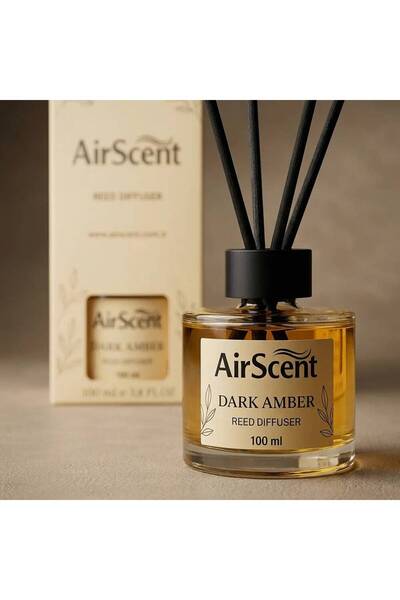 Çubuklu Oda Kokusu – Dark Amber 100 ML - Silindir