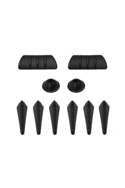 Choice black-10PCS black 10pcs Car Wind-Reducing Spoiler Strips, Car Anti-Col...