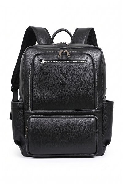 en deri Black Backpack with Laptop Compartment – Functional Bag for Daily Use...