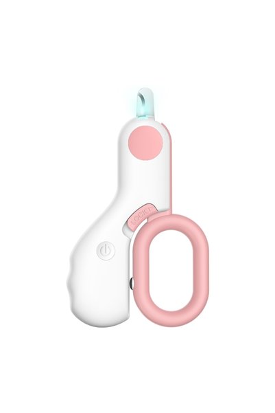 Choice Pink Professional Pet Nail Clipper LED Light Cat Dog Cutter Claw Trimm...