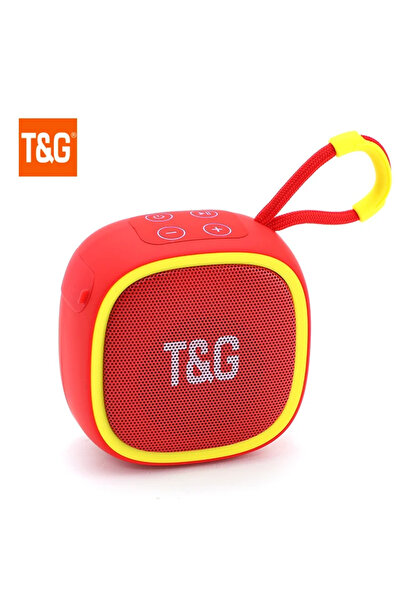 Choice3 مكبر صوت بلوتوث لاسلكي صغير TG659 أحمر اللون، قوي، بتقنية TWS 5.3، يد...