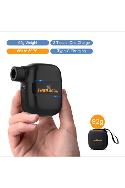 Choice مضخة كهربائية محمولة صغيرة Black-U2 2026 نسخة محسنة لنفخ إطارات الدراج...