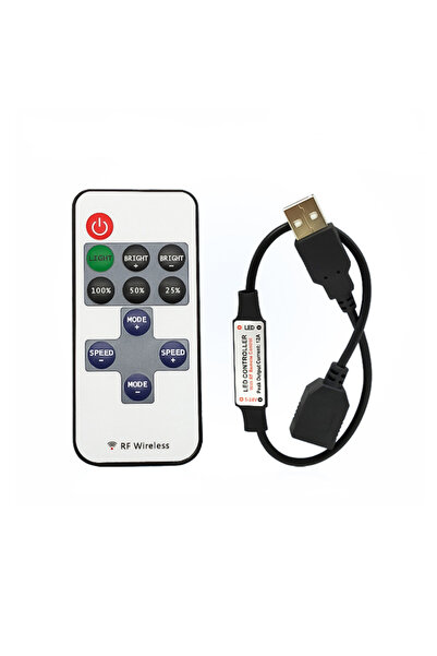 Choice 11keys USB Black DC5-24V Mini 11Keys RF Wireless Led Remote Controller...