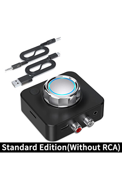 Choice1 لا يوجد كابل RCA، مستقبل صوت بلوتوث 5.0، محول موسيقى ستيريو ثلاثي الأ...