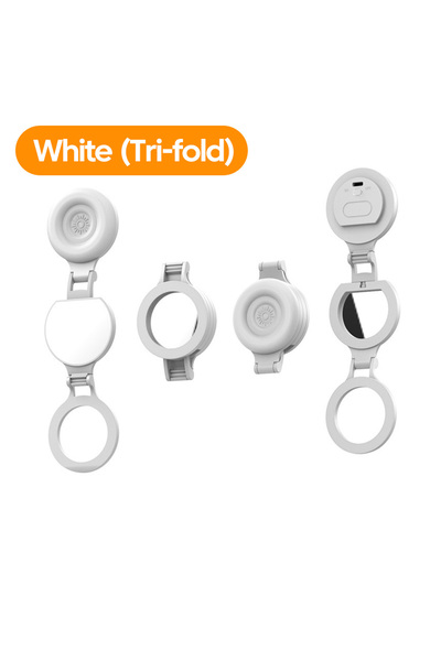 Choice1 White Magsafe Magnetic Phone Light Double-sided Mirror Foldable Magne...