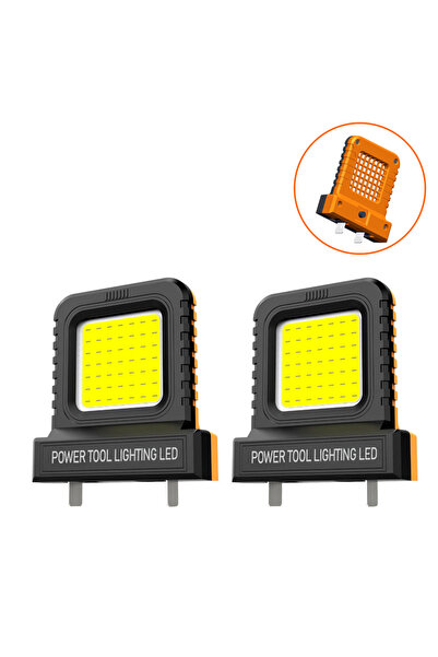 Choice7 قطعتان برتقاليتان، من 1 إلى 5 قطع، مصباح عمل LED بقوة 14 واط، متوافق ...