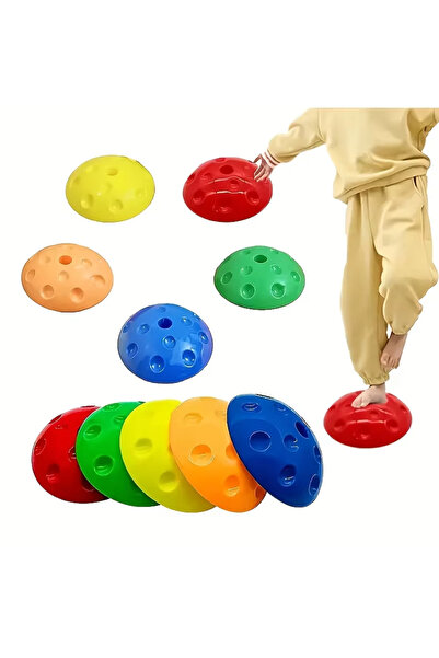 Choice1 5PCS 5pcs Sensory Stepping Stones High Strength Plastic Mixed Colors ...