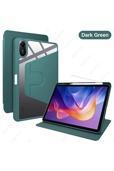 Choice1 Dark Green Rotation Stand Case for Redmi Pad 2 11 inch 2025, 360° Rot...