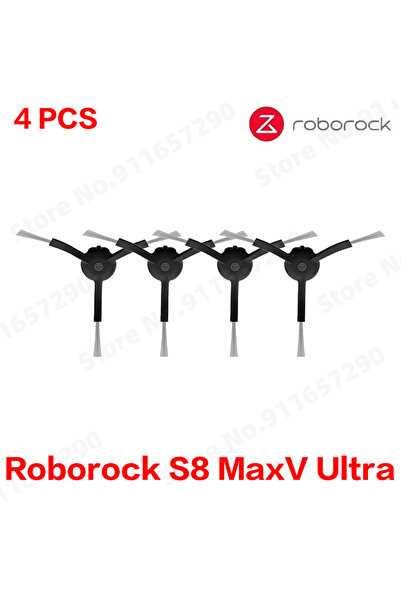 Choice21 قطع غيار روبوروك S8 MaxV Ultra - 4 قطع: فرشاة رئيسية وجانبية، قماش م...