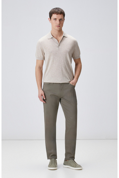 Network Açık Haki Non-Denim Casual Pantolon