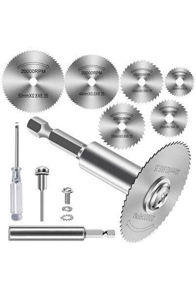choice2 عجلة قطع دوارة متعددة الاستخدامات بقضيب توصيل طويل، بساق 1/8 بوصة و 1...