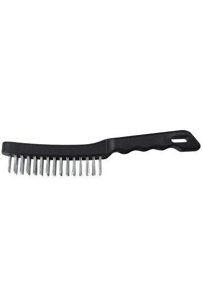 Evotools Perie de sârmă cu mâner din plastic - Lungime 125 mm x 25 mm x 5 rân...