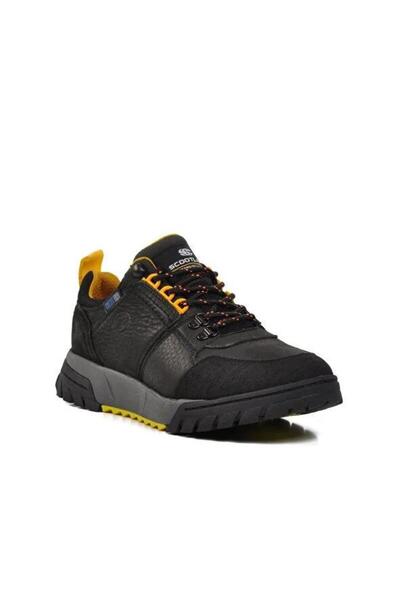 Scootland Ayakmod 152-18497 Black Genuine Leather Men's Casual Shoes