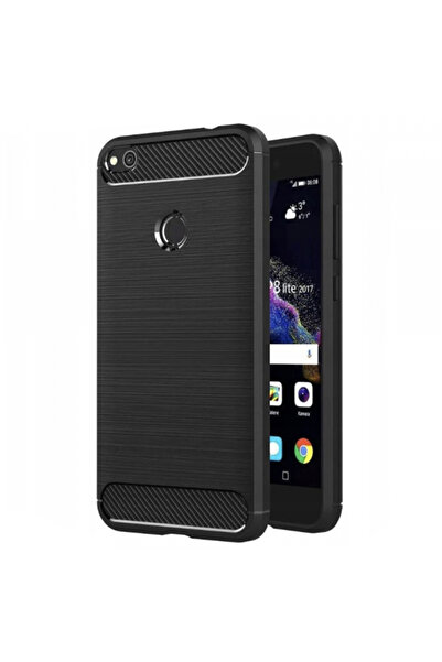 Huawei Husa pentru P9 Lite (2017) / P8 Lite (2017), Techsuit, Carbon, Neagra