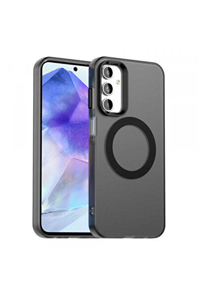 Samsung Husa MagSafe pentru Galaxy A55 5G A556, Techsuit, CandyCase, Neagra