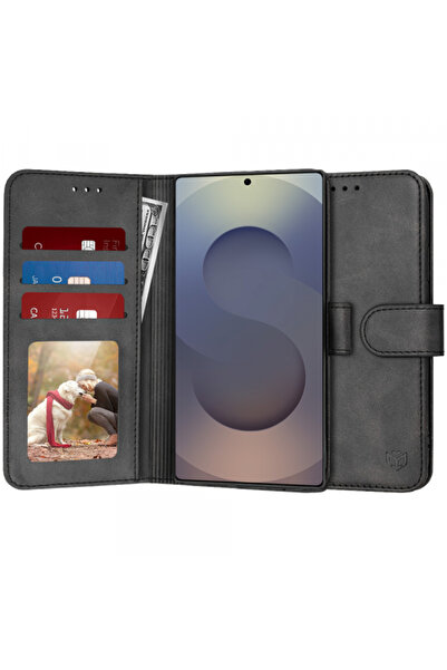 Samsung Husa pentru Galaxy S25 Ultra S938, Techsuit, Diary Book, Neagra
