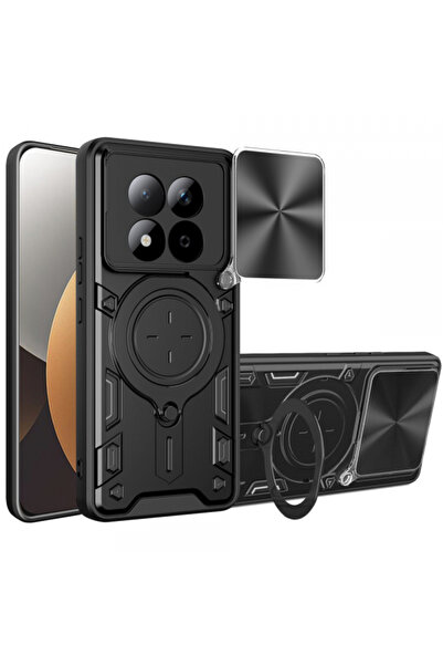 Techsuit Husa pentru Xiaomi Redmi Note 15 Pro 5G, Techsuit, CamGuard Pro, Neagra