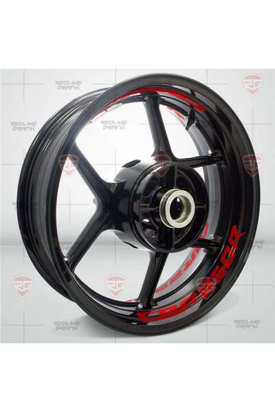 Redline Grafik CBR 250R Kırmızı Jant Şeridi