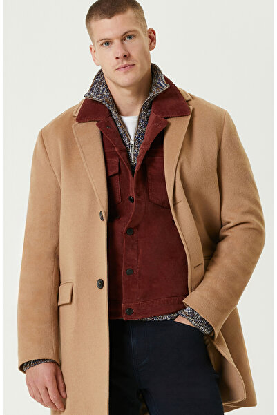 Network Limited Camel Kaşmir Palto
