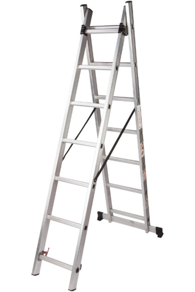 Evotools Scară din aluminiu ETS - Nr. trepte 8 Nr. secțiuni 2 394 cm