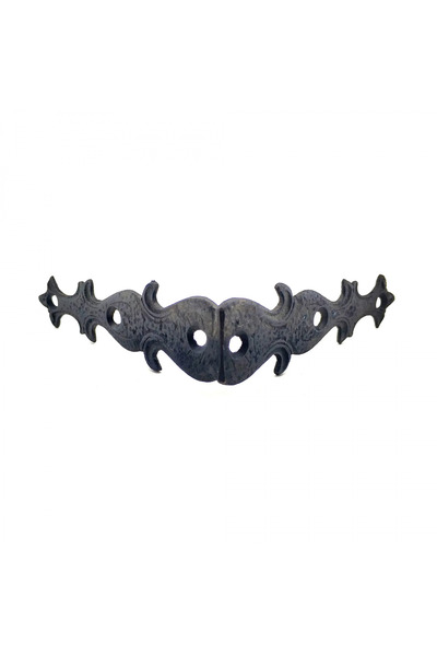 MEKs Antique Style Decorative Brass Butterfly Miter - Side, 105X105 Mm, Oxide