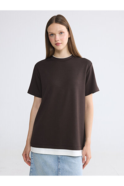 LC Waikiki Original Oval Yaka Soft Touch Women's T-Shirt