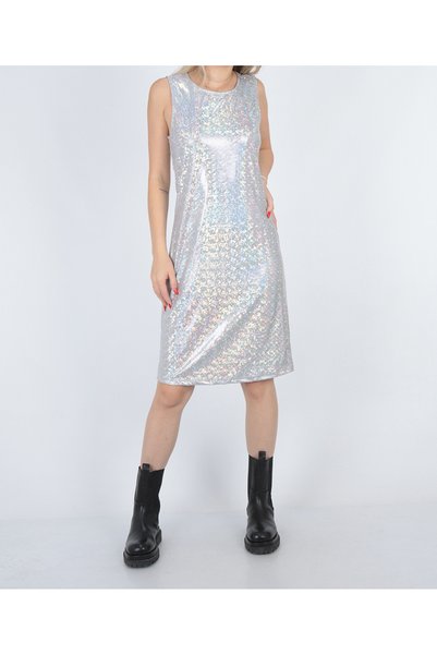 Evendi Rochie scurta, Argintiu